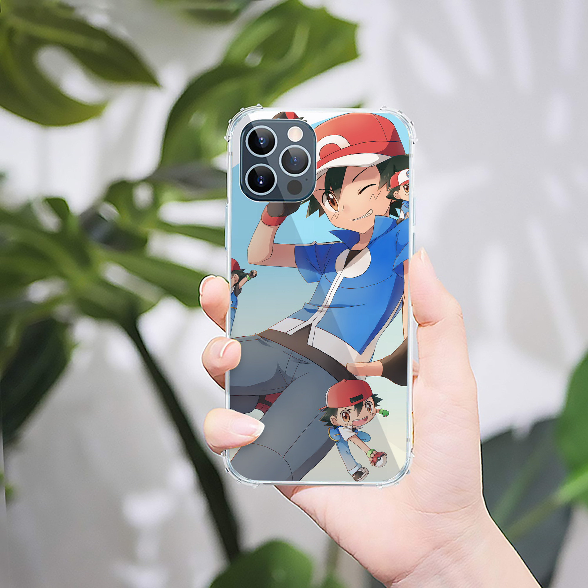 （画像用） ポケットモンスター Pokémon 【iPhone 12シリーズ対応】透明スマホケース（クリアソフトケース）